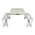 Camping PRO- Mesa de Camping com 4 Banquetas vira Maleta